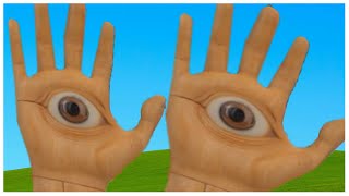 YouTube thumbnail for Oblivion's video titled 'Hand Simulator in 2025 Is Cursed...'
