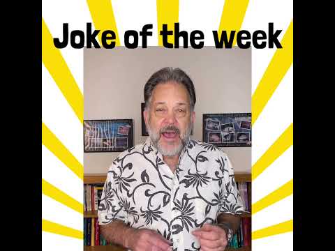 Dr Tim with his Monday Joke of the Week 
