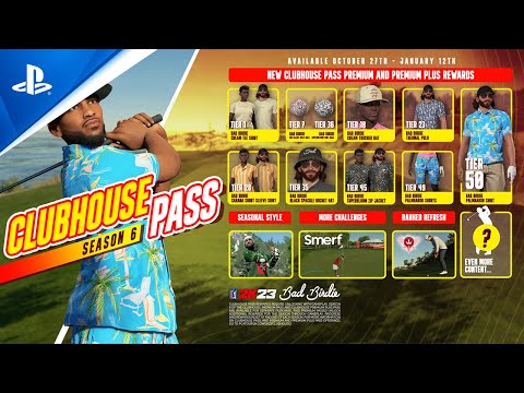 PGA Tour 2K23 - Clubhouse Pass Season 6 Launch Trailer | PS5 & PS4 Games
