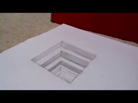 Optical Illusion Drawing - YouTube