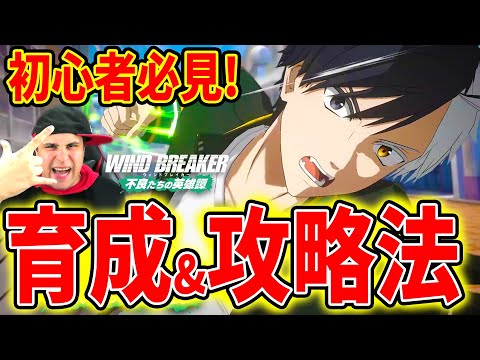 【ウィンヒロ】初心者必見!育成方法&ゲーム攻略法まとめ!徹底解説【WIND BREAKER】