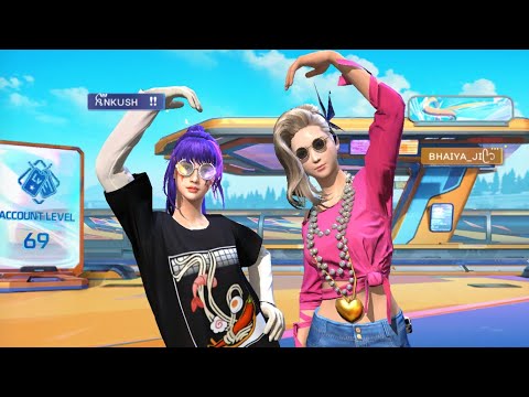 Csr Ranked Push on Top 1 Random Players Grandmaster Lobby #rai #freefiremax #live #freefire