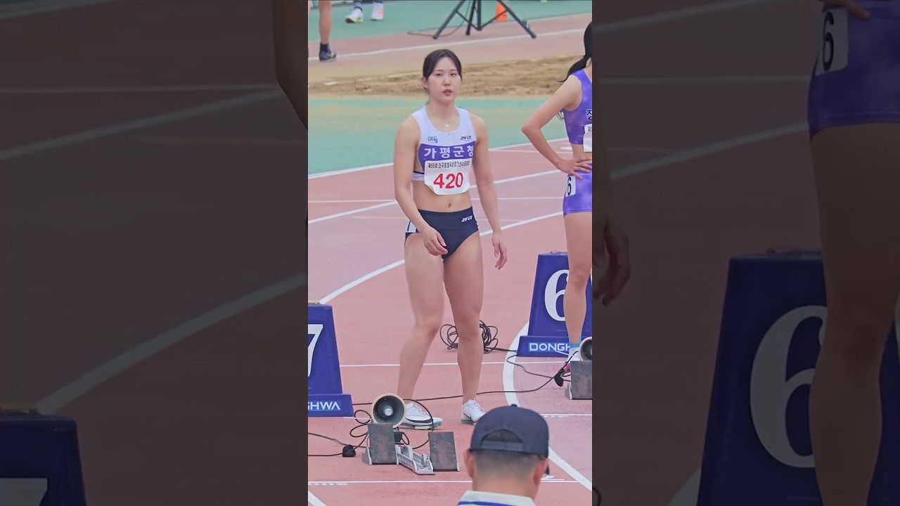 여자일반부 200m 강력한 다크호스!! 김다은(가평군청) #athletics #김다은 #여자육상 #trackandfield #sportstar #shorts