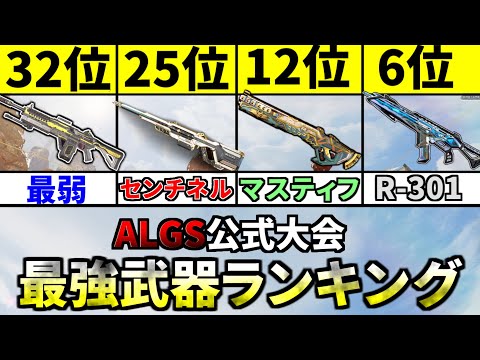 プロの公式大会ALGSで最もキルした【最強武器ランキング】が衝撃の結果だった件 | Apex Legends