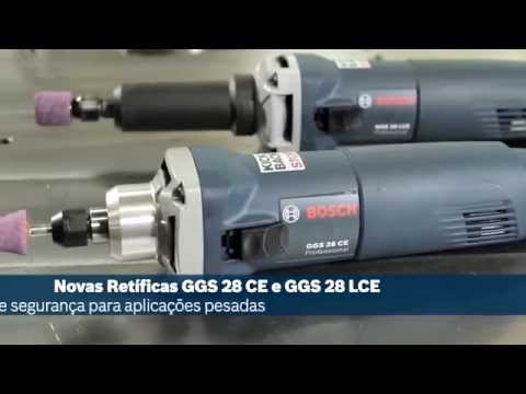 Retífica Elétrica GGS 28 LCE Reta Longa 6-8mm 650W 220V Bosch - Vídeo explicativo