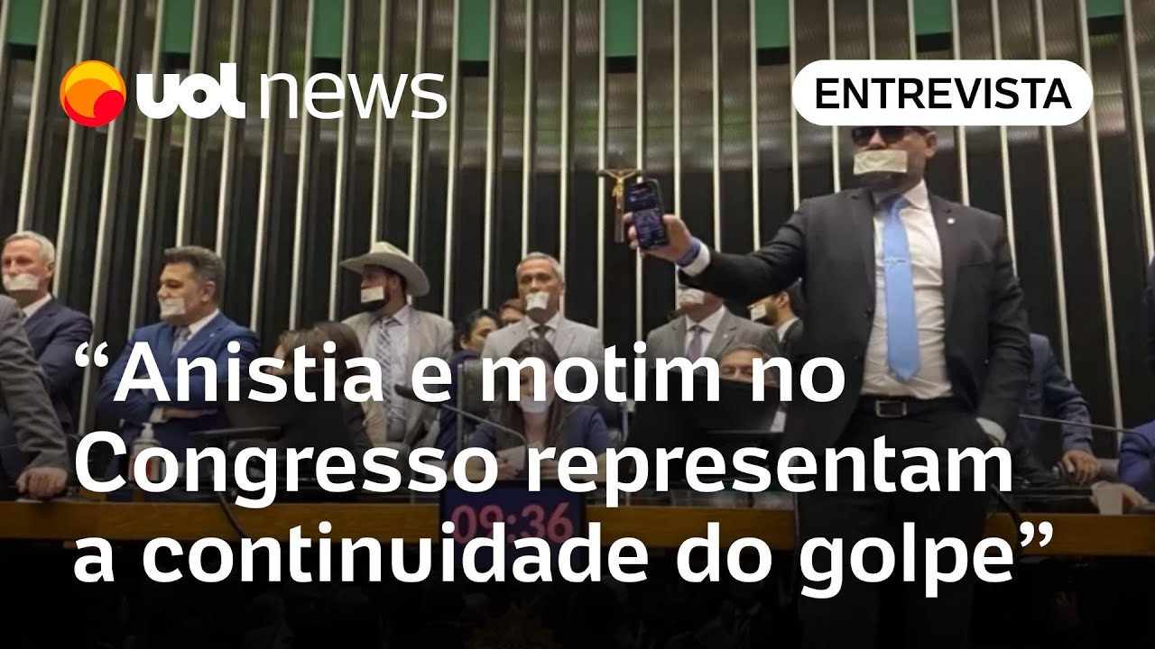 PL da Anistia e motim no Congresso representam a continuidade do golpe diz professor