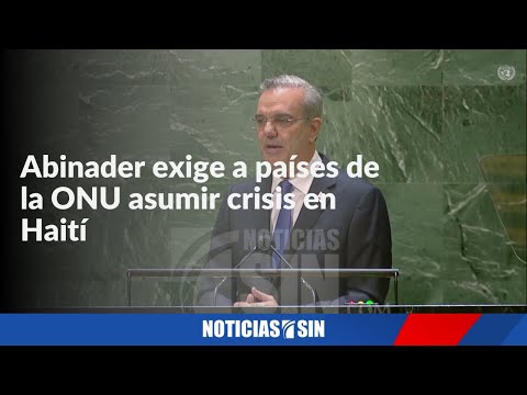 Abinader habla de crisis en Haití y económica