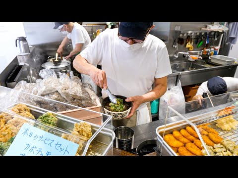 常連さんの胃袋をガッチリ離さない！！大衆そば屋の抜かりなし極みの一杯丨Soba Noodles in Tokyo