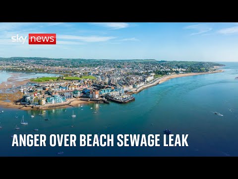 Holidays ruined as sewage from South West Water leaks onto Exmouth beach