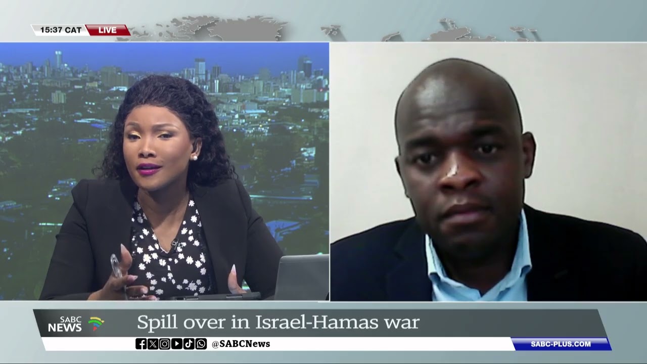 Spill over in Israel-Hamas war: Dr Sizo Nkala