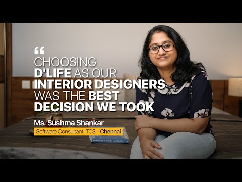 Ms. Sushma Shankar's Apartment Interiors in Chennai | DLIFE Home Interiors