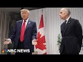 LIVE: Trump meets with Canadian Prime Minister Carney at White House | NBC News