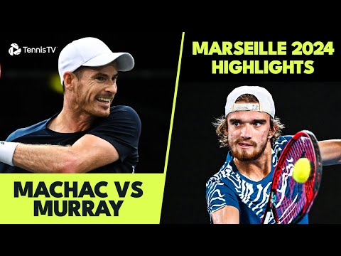 Andy Murray vs Tomas Machac Match Highlights | Marseille 2024