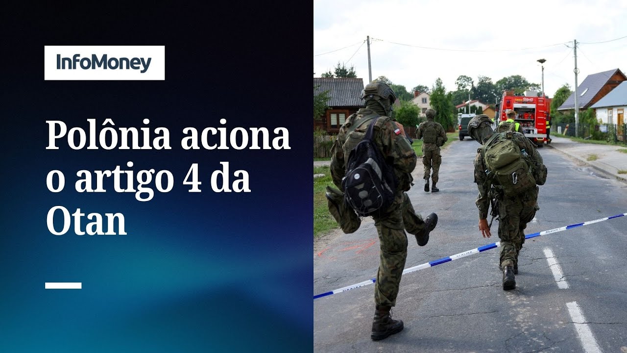 Polônia aciona artigo 4 da Otan após drones russos violarem espaço aéreo | InfoMoney News