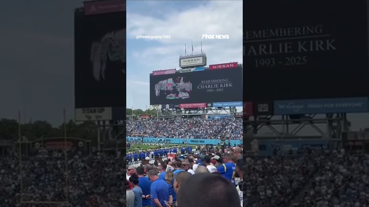 WATCH: The Tennessee Titans pay heartfelt tribute to Charlie Kirk #usa #us #shorts #news #nfl