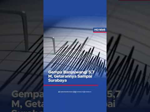 Video thumbnail Gempa Banyuwangi 5,7 M, Getarannya Sampai Surabaya