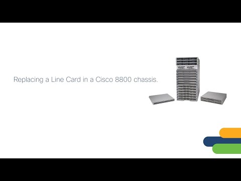 Cisco 8800 Series Router – Replacing a Line card