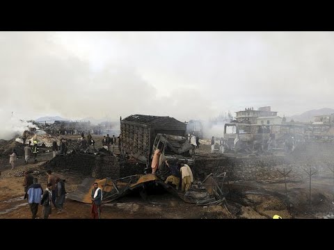 Kabil’de yakıt tankerleri alev aldı, en az 7 kişi hayatını kaybetti
