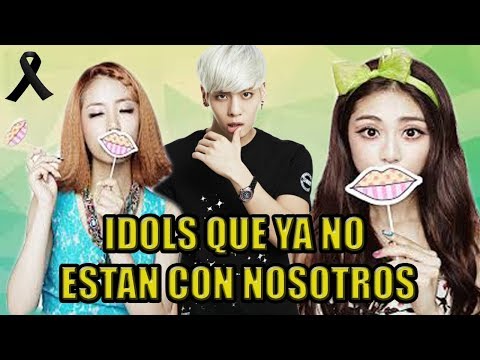 IDOLS DEL KPOP QUE YA ESTÁN MUERTOS