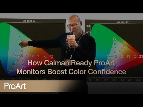 How Calman Ready ProArt Monitors Boost Color Confidence - ProArt Masters' Talks | ASUS