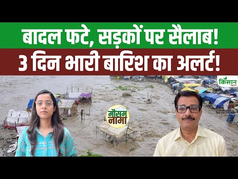Weather Update: Rajasthan-MP में Flood,  Bihar, Delhi, UP, Punjab में Alert #heavyrain #imd #monsoon