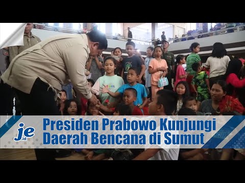 Presiden Prabowo Kunjungi Daerah Terdampak Bencana di Sumatera Utara