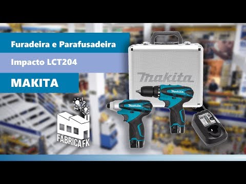 Kit Furadeira Parafusadeira de Impacto à Bateria 12V Makita - Vídeo explicativo