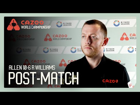 'Job Done!' | Mark Allen Reacts to R1 Win! | Cazoo World Championship
2024