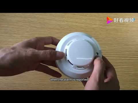 How to connect 4 wire relay output smoke detector with home security controller