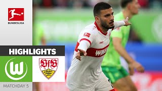 Undav with Last-Minute-Equalizer! | VfL Wolfsburg — VfB Stuttgart 2-2 | MD5 – Bundesliga 2024/25