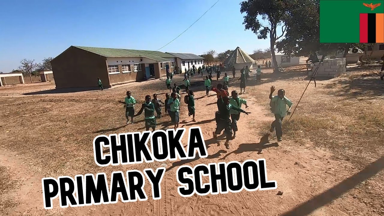 School in the African countryside - Chikoka Primary School, Zambia