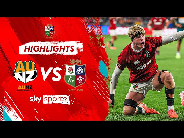 AUNZ XV vs British & Irish Lions Highlights 🦁