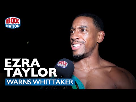 Ezra Taylor Reacts To SENSATIONAL KO In 24 Seconds