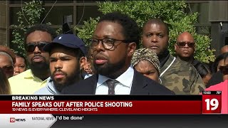 Cleveland Heights family holds press conference after police kill 18-year-old