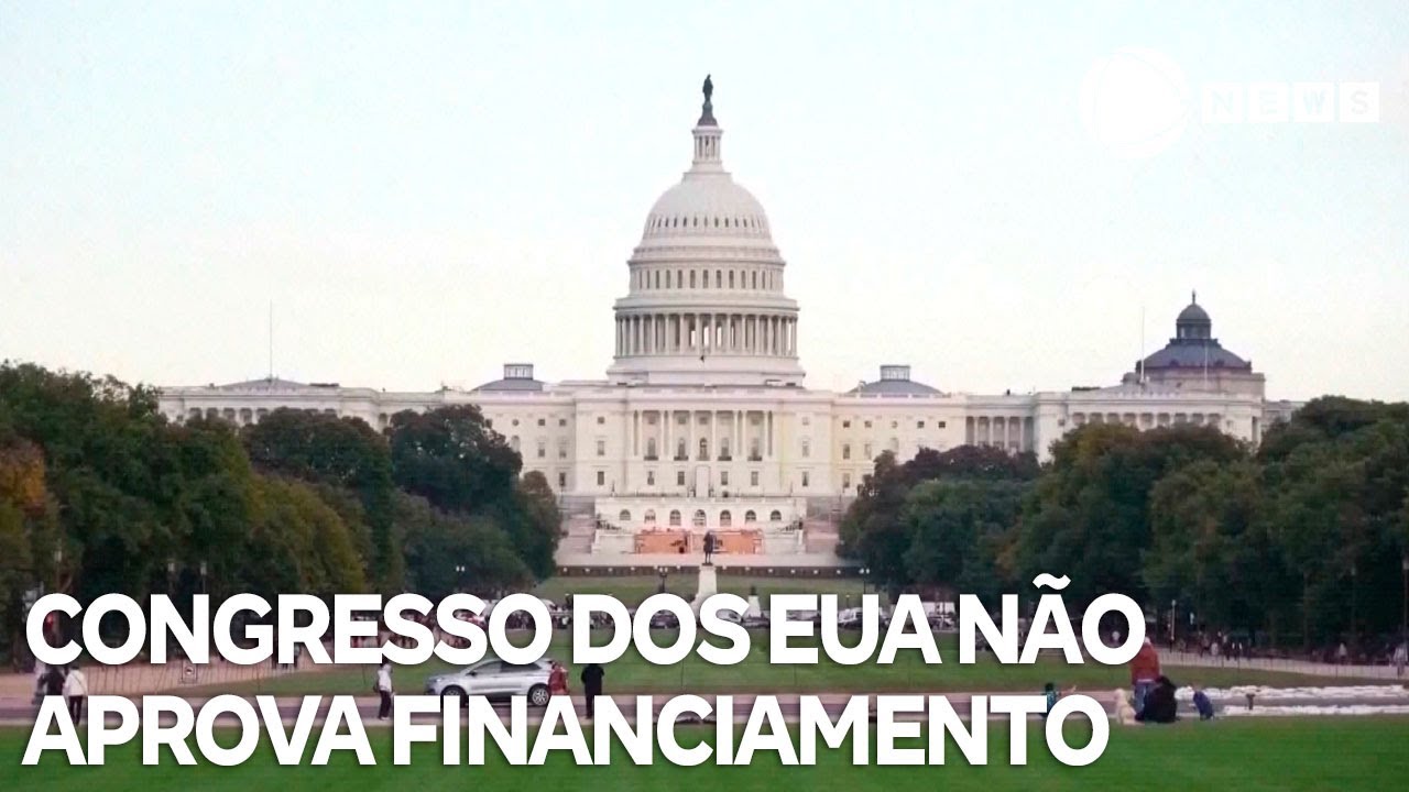 Shutdown Congresso dos EUA não aprova financiamento federal