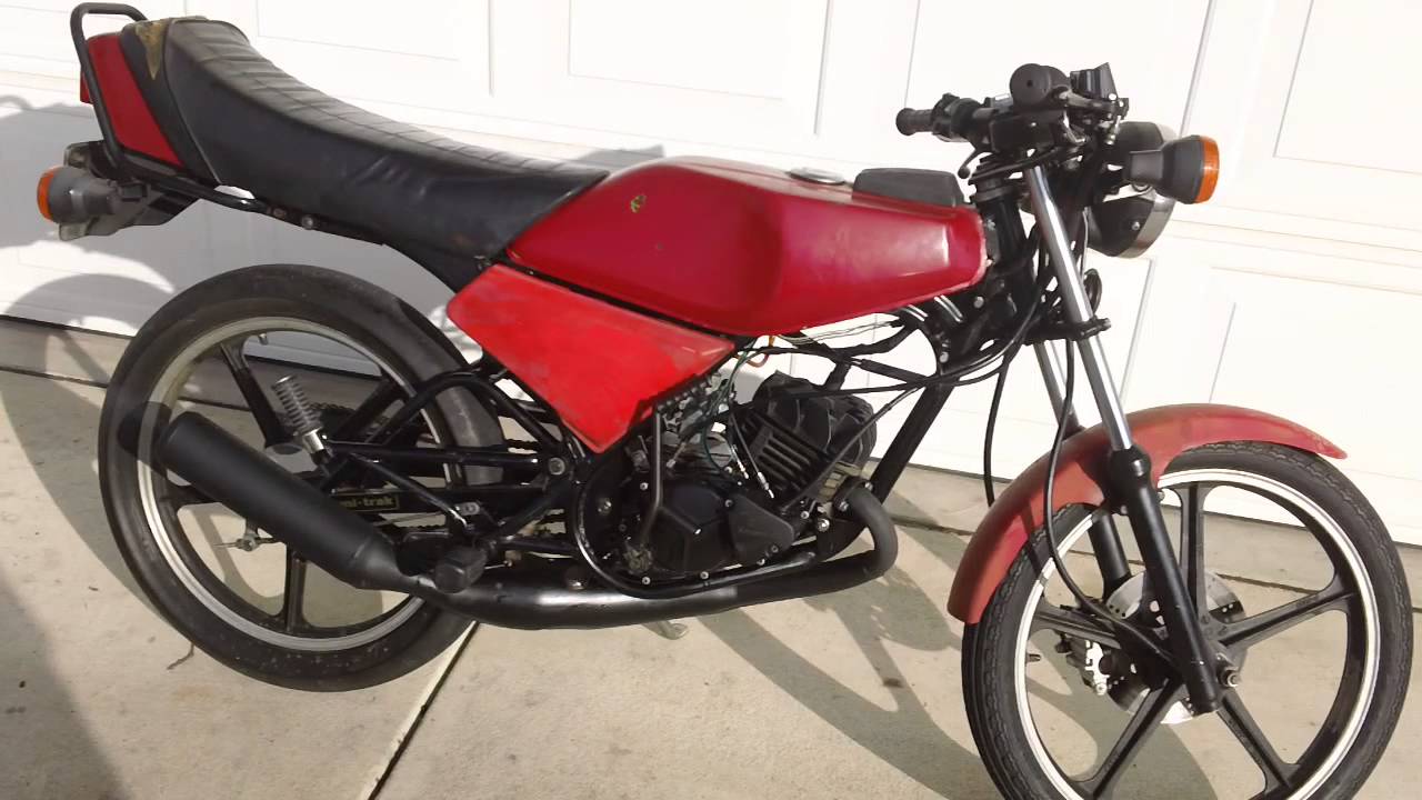 1982 Kawasaki AR80 Mini 2-Stroke Cafe Racer - YouTube