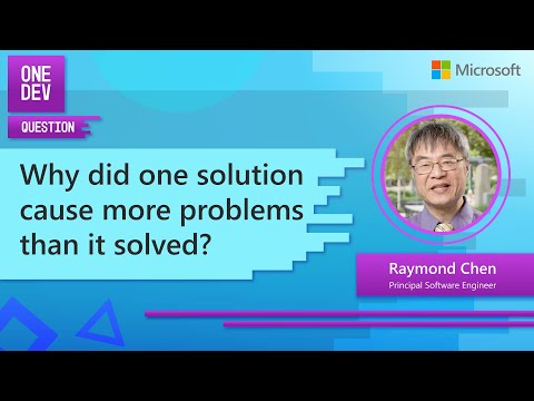 Why did one solution cause more problems than it solved?