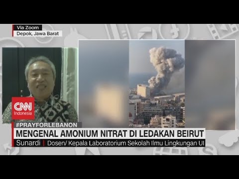 Mengenal Amonium Nitrat di Ledakan Beirut