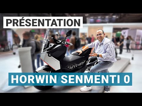 EICMA 2023 - Horwin Senmenti 0 : ce gros scooter électrique affiche une puissance démentielle !