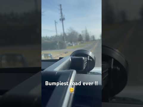 The bumpiest road in existence.