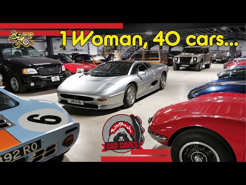 Private Car Cave Garage Tour - One woman's £1m Toyota, Jag XJ220 and 40 others