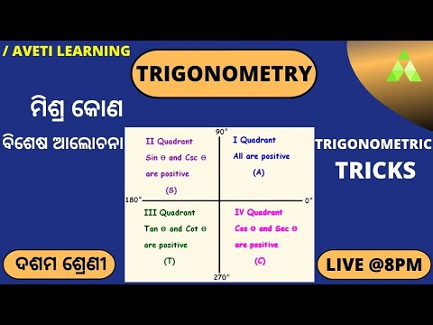 Class 10 trigonometry Odia Medium | ତ୍ରିକୋଣମିତି|Trigonometry formulas -3| Compound angle | ମିଶ୍ର କୋଣ