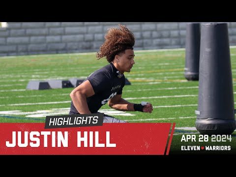Highlights from four-star 2025 Ohio State LB target Justin Hill at
Sunday's UA Next camp