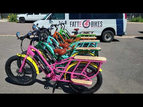 Colorful ebikes for colorful people!