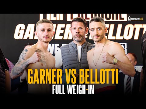 FULL Weigh-In! Ryan Garner vs Reece Bellotti – Pier Pressure 🏖️
