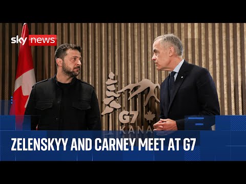 Zelenskyy and Carney meet at G7 summit in Canada