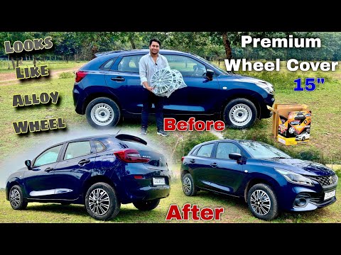 Maruti Baleno Dual Tone Wheel Cover 15" | Easy Installation