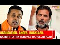 Sambit Patra Slams Rahul Gandhi for Insulting India on Foreign Soil During Boston Speech