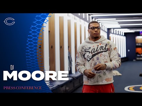 DJ Moore: 'Looking forward to getting on the field' | Chicago Bears video clip