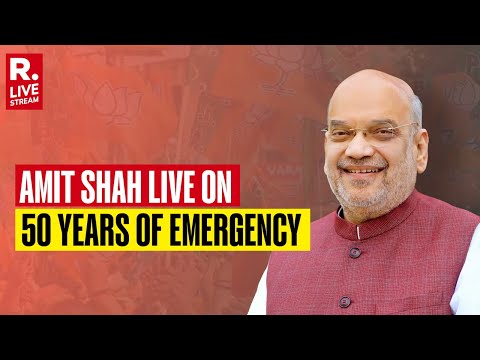 Amit Shah LIVE: Home Minister Marks 50 Years Since Emergency, Calls for Democratic Vigilance